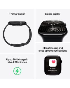 Apple Watch 10- Aluminum-Silver-42mm-Sport band-Star Fruit-S/M-GPS